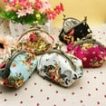 thumbnail image 5 of Canvas Floral Rose Flower Coin Purse Vintage Change Pouch Wallets for Women Small Coin Holder Clutch Handbags, 5 of 5