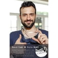 thumbnail image 3 of Beard Shaping & Styling Tool With Comb for Perfect line up & Edging For Men's Jaw Cheek/Neck Line, Symmetric/Curve/Step Cut Works with Any Beard Razor Electric Trimmers or Clippers (Clear-1pcs), 3 of 6