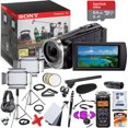 thumbnail image 1 of Sony HDR-CX455 Full HD Handycam Camcorder with 8GB Internal Memory - Pro Filmmaker Kit - Includes Dual LED Lights - Headphones - Boom Mic and Pole - Sound Recorder with Memory Card Sony HDRCX455-213, 1 of 6