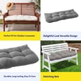 thumbnail image 5 of Cojines para Silla de Patio al Aire Libre, Almohadillas de Asiento de Descanso de Alta Calidad, cómodos, Relleno de Fibra Gruesa, 44 x 19 Pulgadas, 1 Unidad, 5 of 5