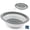 Gray, variant on Hakan Collapsible Colander 3.1 Qt Food Strainer, Gray, 3L Plastic Kitchen RV Essential Basket 3L Gray