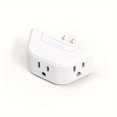 thumbnail image 1 of MesaSe 1PC/2PCS 3-Way Multi Plug Outlet Extender - Compact Electrical Wall Outlet Splitter Adapter for Cruise Ship  Home Office  Dorm Room Essentials, 1 of 7