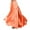 Orange, variant on Huaizzzy Belly Dance Skirt Flowy Performance Skirt with Elastic Waistband for Stage Show Practice and Casual Wear Leather Pleated Skirts for Women under Skirt Shorts Skater Skirts Suspender Skirt