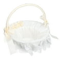 thumbnail image 1 of Cesta para niña, cesta de flores para boda, cesta de boda portátil, cesta de flores, los mejores materiales, 1 of 8