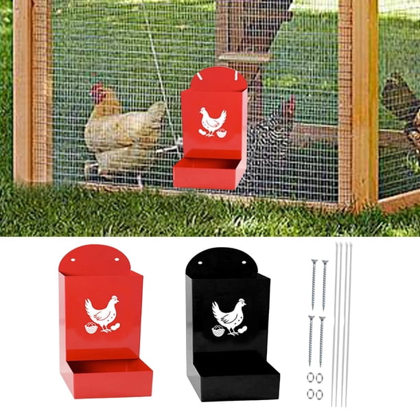 Comededor de pollo, comedero, comedero de alimentación, aves de corral de ganado, alimentador de colgante, contenedor de alimentación para el
