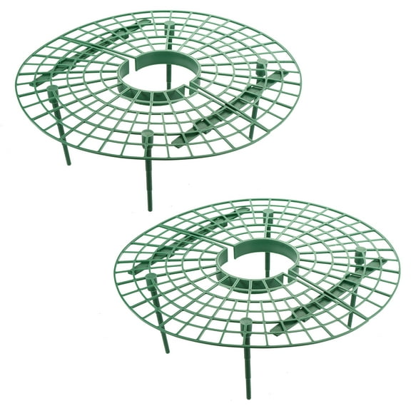 Uxcell Plastic Strawberry Plant Support Holder Grow Rack with Pillars, 2 Pack