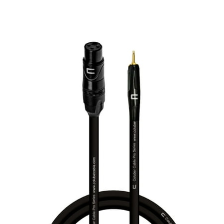 Coluber Cable Unbalanced XLR Female Cable to 3.5 TS Male - 3-Pin Connector