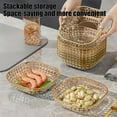 thumbnail image 5 of RXIRUCGD Modern Clear Plastic Serving Tray for Snacks and Appetizers, Versatile Party Platter for Dried Fruits Nuts Candy Display, Durable Kitchen Tableware for Home Entertaining and Gatherings, 5 of 6