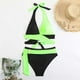 thumbnail image 5 of Traje de baño para mujer, bikini con tirantes, traje de baño dividido, trajes de baño para mujer, conjuntos de bikini para mujer, trajes de baño bikini para mujer, 5 of 9