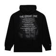 thumbnail image 3 of Men's Mitchell & Ness Wayne Gretzky Black Los Angeles Kings Premium Name & Number Fleece Pullover Sweatshirt, 3 of 6