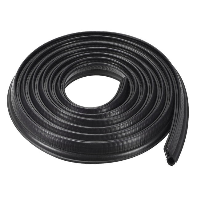 Tira de sellado de 3 metros con la bombilla superior. Epdm Sello de goma de la hoja del protector del borde del canal del sello se ajusta a 1-3 mm de borde
