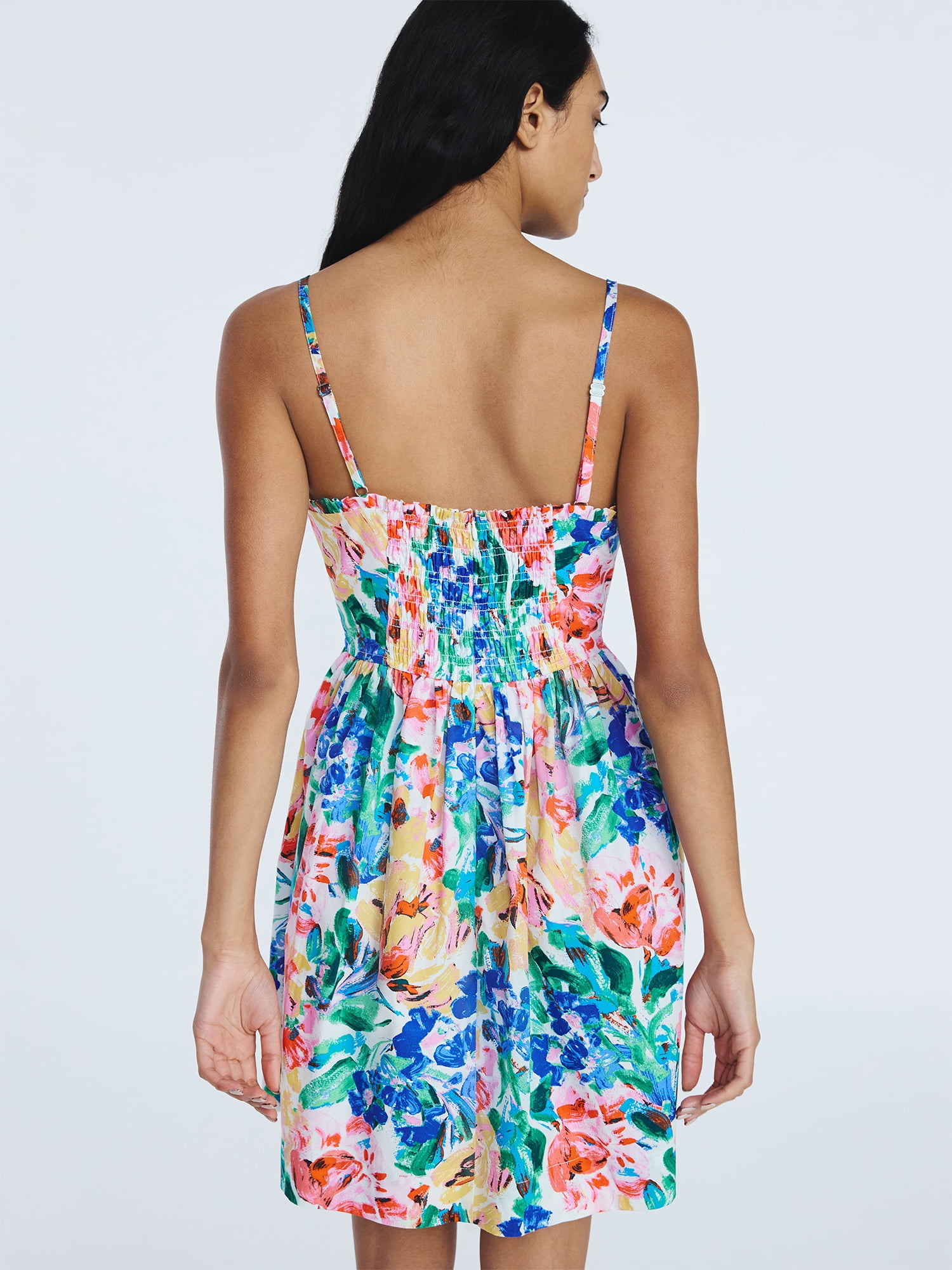 Free Assembly Women's Cotton Corset Mini Dress, Sizes XS-XXL