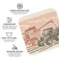 thumbnail image 3 of Yiaed Combine harvester working with tractor Print Leather Coasters for Drinks - Cup Coasters Coffee Table Kitchen Table Bar, Home & Office Gifts Handmade Drink Coasters-Square, 3 of 6