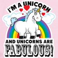 thumbnail image 2 of CafePress - Unicorns Are Fabulous Body Suit - Baby Light Bodysuit, Size Newborn - 24 Months, 2 of 4