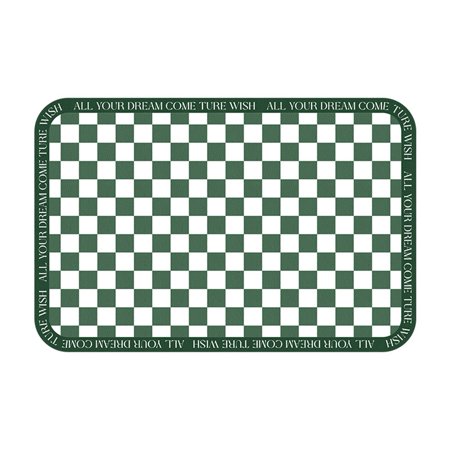 

Meizhencang Practical Waterproof Placemat Exquisite Heat-resistant Faux Leather Dinner Mat for Home