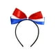 thumbnail image 2 of pstuiky Diadema patriótica con lazo de bandera accesorio para el cabello del Día de la Independencia para festivales y fiestas diadema de cosplay para celebraciones., 2 of 6