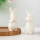 thumbnail image 2 of Juego de 3 figuras de conejos de cerámica para jardín, decoración de Pascua, miniconejos de mesa para el hogar, bodas, figuras de conejos, decoraciones de conejos, conejitos de cerámica,, 2 of 7