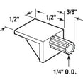 thumbnail image 2 of Prime-Line 1/4 in. Clear Plastic 5 lbs. Shelf Peg (8-pack) Brackets, 2 of 4