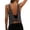 #173-Dark Gray, variant on Women's Racerback Workout Tops Solid Color Twist Back Loose Fit for Gym Yoga Running