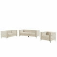 thumbnail image 2 of Morden Fort Living Room Furniture Sets 3 Pieces Chair Loveseat and Sofa, 2 of 7