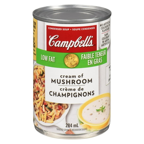Crème de champignons à faible teneur en gras de Campbell's 284 ml