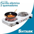 thumbnail image 2 of Parrilla Eléctrica Shtark SHTPEB2 2 Quemadores de Aluminio, 2 of 6