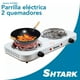 thumbnail image 2 of Parrilla Eléctrica Shtark SHTPEB2 2 Quemadores de Aluminio, 2 of 6