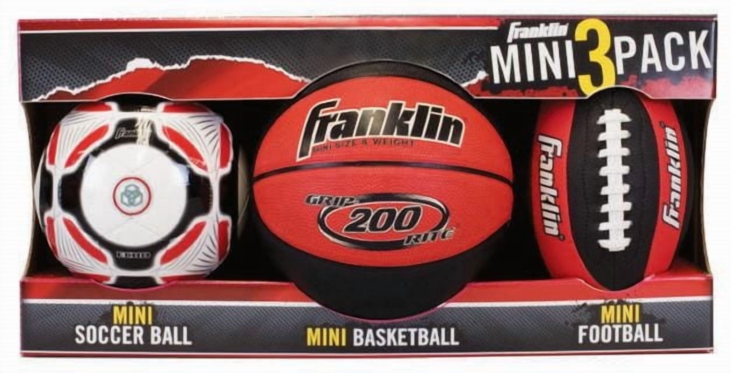 Franklin Sports 3 Pack Mini Ball Set