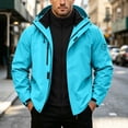 thumbnail image 2 of Jerdar Men's 3-in-1 Waterproof Windproof Hooded Jacket, Detachable Fleece Liner Outdoor Shell Coat, Polyester Blend Multi Zip Pocket Hiking Outerwear, 2 of 7