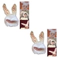 thumbnail image 1 of Sombrero de conejo Bearachild tocado para Pascua Blanco 2piezas, 1 of 1