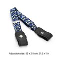 thumbnail image 3 of Sonducket Cinturón sin hebilla Suministros de armario para niños Niñas a cuadros morados y negros Cinturones estrella azul Sonducket AP008680-19, 3 of 5