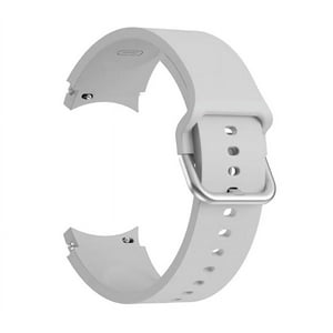 Genérico - Correa Silicona Compatible Samsung Galaxy Watch 4 & 5 20Mm Gris