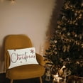 thumbnail image 6 of Christmas Pillow Covers 12 x 20 Inch Set of 2 Merry Christmas Believe White Throw Pillow Covers Winter Xmas Winter Holiday Decorative Cushion Cases for Sofa Couch, 6 of 6