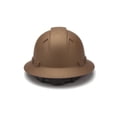 thumbnail image 3 of Ridgeline Copper Pattern Full Brim Hard Hat, Four Point Adjustable Ratchet Suspension, 3 of 5