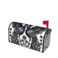 thumbnail image 5 of Picia Artistic Black White Peacocks Magnetic Mailbox Cover Standard Size-21x18 in, 5 of 9