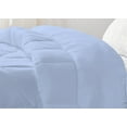 thumbnail image 6 of 5 Piece Luxury U Shape Pattern Comforter By D.N.G. BEDDINGS Set Premium Super Soft, 1000 Thread Count 100% Egyptian Cotton Full/Queen Size Light Blue Color, 6 of 9