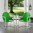 thumbnail image 6 of Kingfisher Lane 3 Metal Outdoor Seating Set in Grasshopper Green, 6 of 7