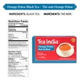 thumbnail image 3 of Tea India Orange Pekoe Black Tea Chai Flavorful Blend Of Black Tea & Natural Ingredients Strong Full-Bodied Traditional Indian Caffeinated Tea 216 Round Tea Bags Pack of 8, 3 of 6