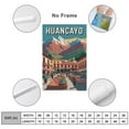 thumbnail image 2 of Huancayo Peru Vintage Travel Poster with Scenic Andes And Historic Town Center Print Poster, 2 of 8
