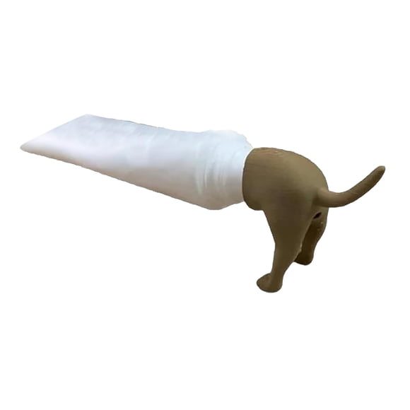 Advancent Dispensador de de dientes de fácil instalación con exprimidor de de dientes interesante y práctico Almacenamiento y organización del hogar marrón