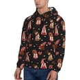 thumbnail image 3 of Salouo Valentine Gnome Pattern Men's Fall Hoodie Sweatshirt,Sport Hoodie with Pockets for Men Pullover Casual Hooded Sweatshirt-X-Large, 3 of 7