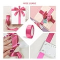 thumbnail image 5 of Flamingo Pink Satin Ribbon 1 inch Double Face Satin Pink Ribbons Solid Ribbon Roll 25 Yards Ideal for Baby Shower Wedding Valentine's Day Decoration Gift Wrapping Flower Arranging DIY Crafts Bows, 5 of 8