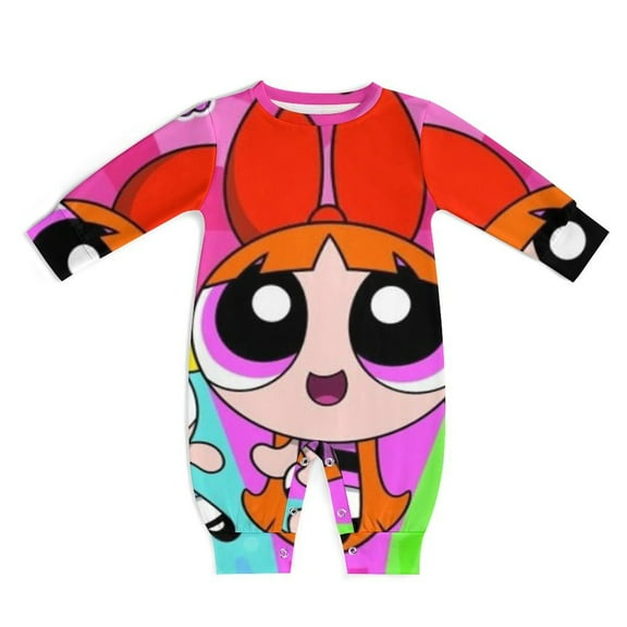 The Powerpuff Girls Unisex Baby Boy Girl Rompers Long Sleeve Infant Jumpsuits Babies' Outfits Fall Winter Clothes 0-3M