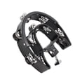 thumbnail image 4 of Small Handheld Tambourine, Finger Grip Rugged Ergonomic Design Musical Tambourine  for Gatherings, 4 of 7