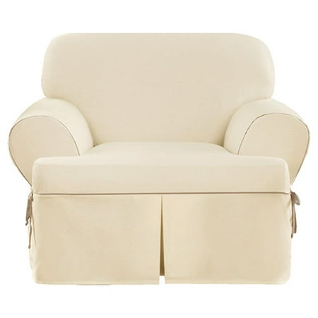 Sure Fit Duck Cotton Blend Armchair Slipcover
