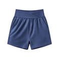 thumbnail image 3 of CFLVAEK Cross Waist Shorts for Women Plus Size Athletic Workout Running Shorts with Pockets Navy XL, 3 of 7