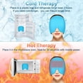 thumbnail image 2 of Gorro para migraña, gorro de gel para alivio de migraña de 180°, migraña y dolor de cabeza reutilizables, 2 of 5