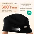 thumbnail image 4 of Gorro YANIBEST de punto con forro satinado de invierno para mujeres y hombres, 4 of 6