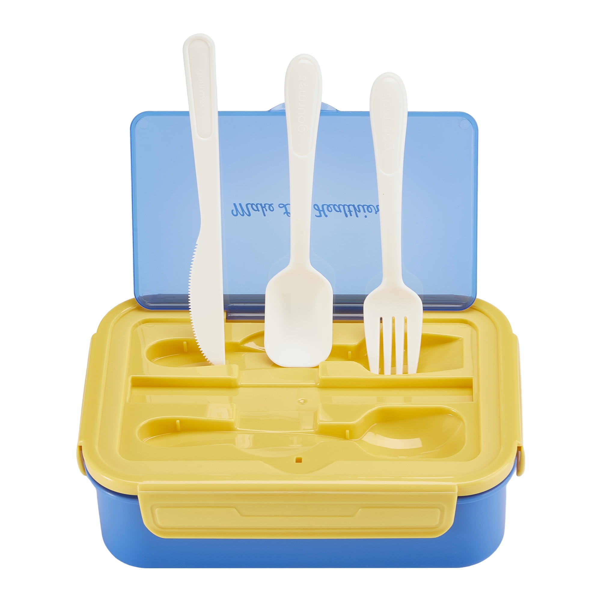 Bento Lunch Box with 3 Compartments Lunch Containers for Work Leak