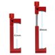 thumbnail image 1 of Clip de metal para teléfono móvil, trípode de disparo horizontal y vertical, clip de fijación para teléfono móvil, clip de expansión de ranura de cola de milano, 1 pieza LingWen 9024715620682, 1 of 1